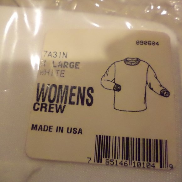 PolarMAX Two~Crew Neck Two Layer Thermal Underwear Top~Long Sleeves~White~XL~NIB - Picture 3 of 6